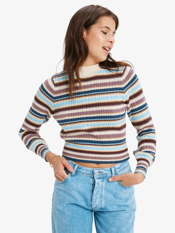 ROXY Playa Morning - Kurzer Pullover mit langen Ärmeln für Frauen