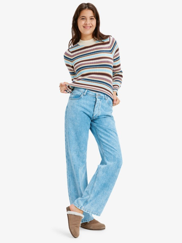 ROXY Playa Morning - Kurzer Pullover mit langen Ärmeln für Frauen
