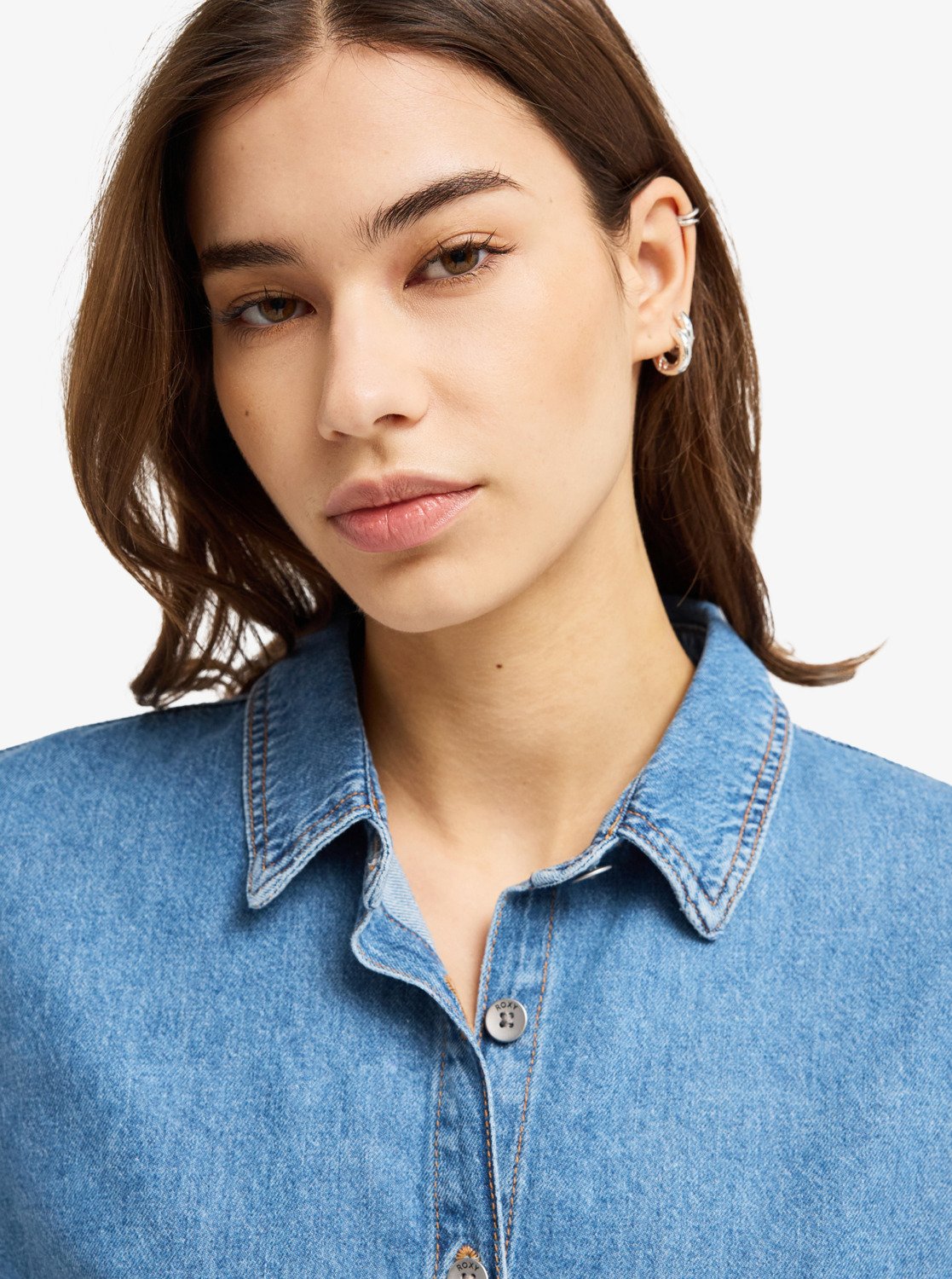 Roxy Real Tomorrow Denim - Dungaree Shorts For Women