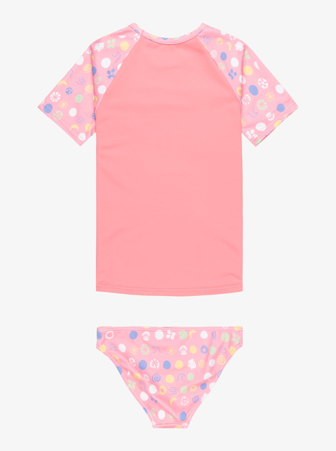 Roxy Dot - Short Sleeves Two-Piece Rashguard Set for Girls 2 - 7