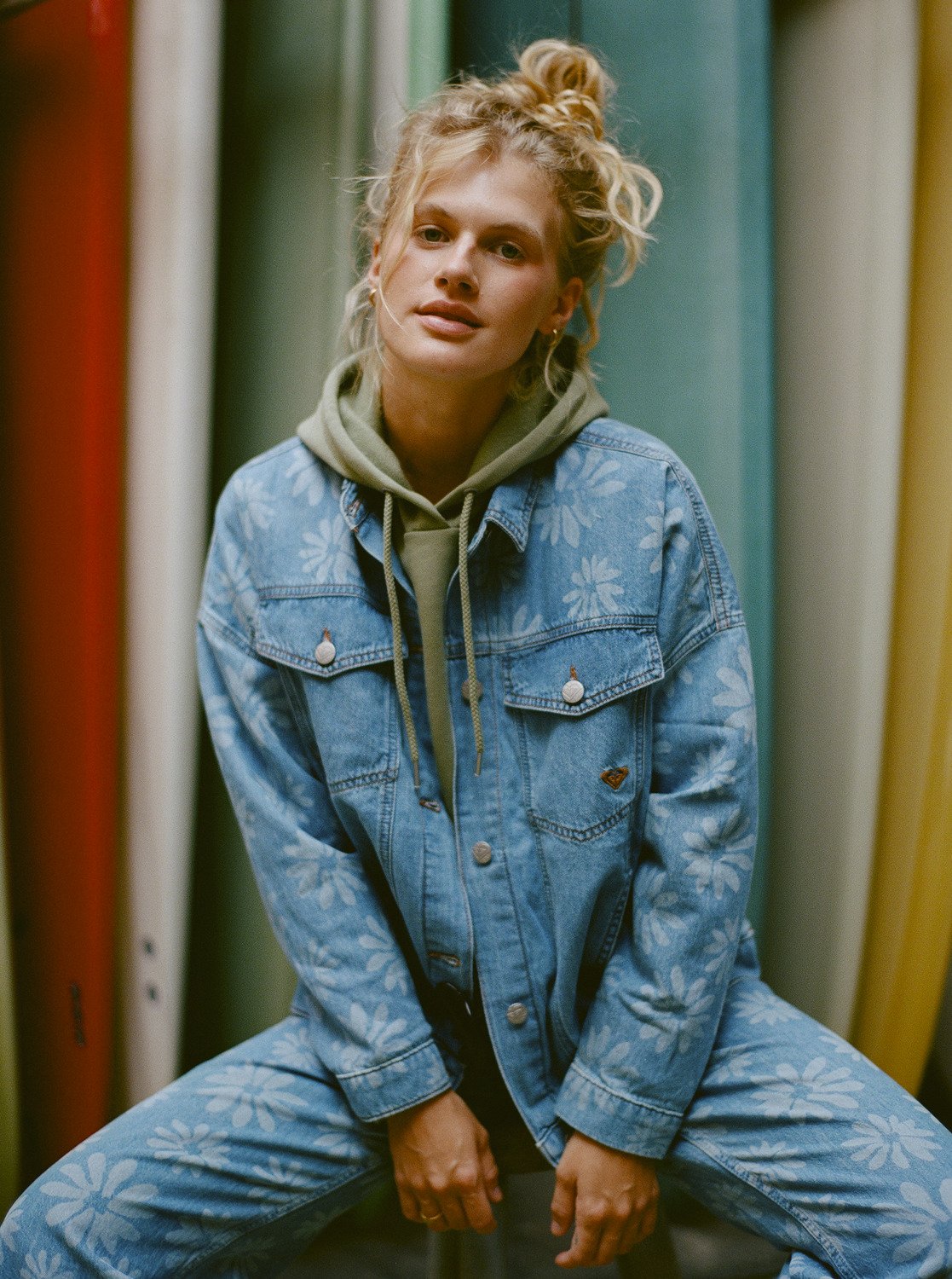 ROXY Salty Horizon - Denim Jacket Für Damen