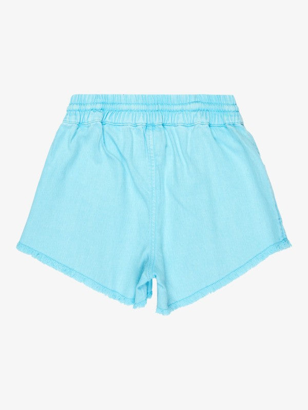 Roxy Scenic Route Twill Rg - Elastische Shorts For Girls