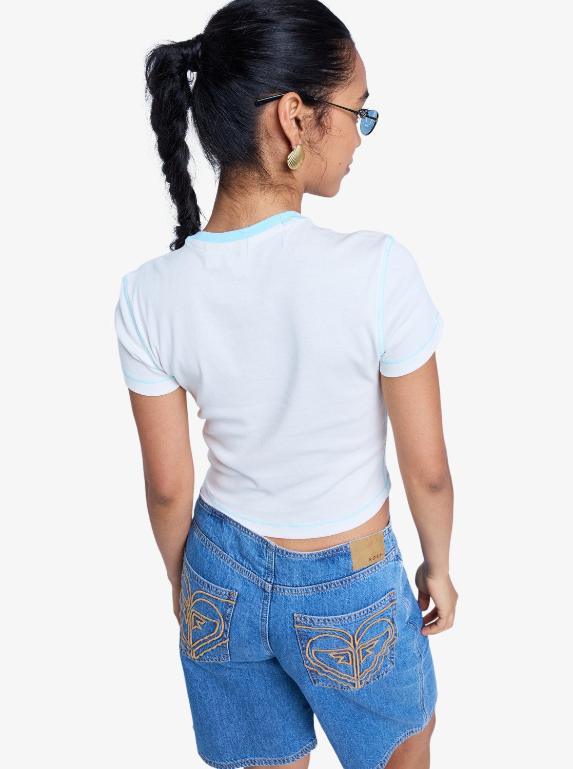 ROXY Sea You Later Baby Tee - Fitted T-Shirt Für Damen