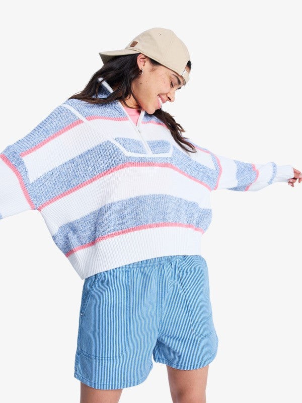 Roxy Stay Wavy Mid - Denim Shorts For Women