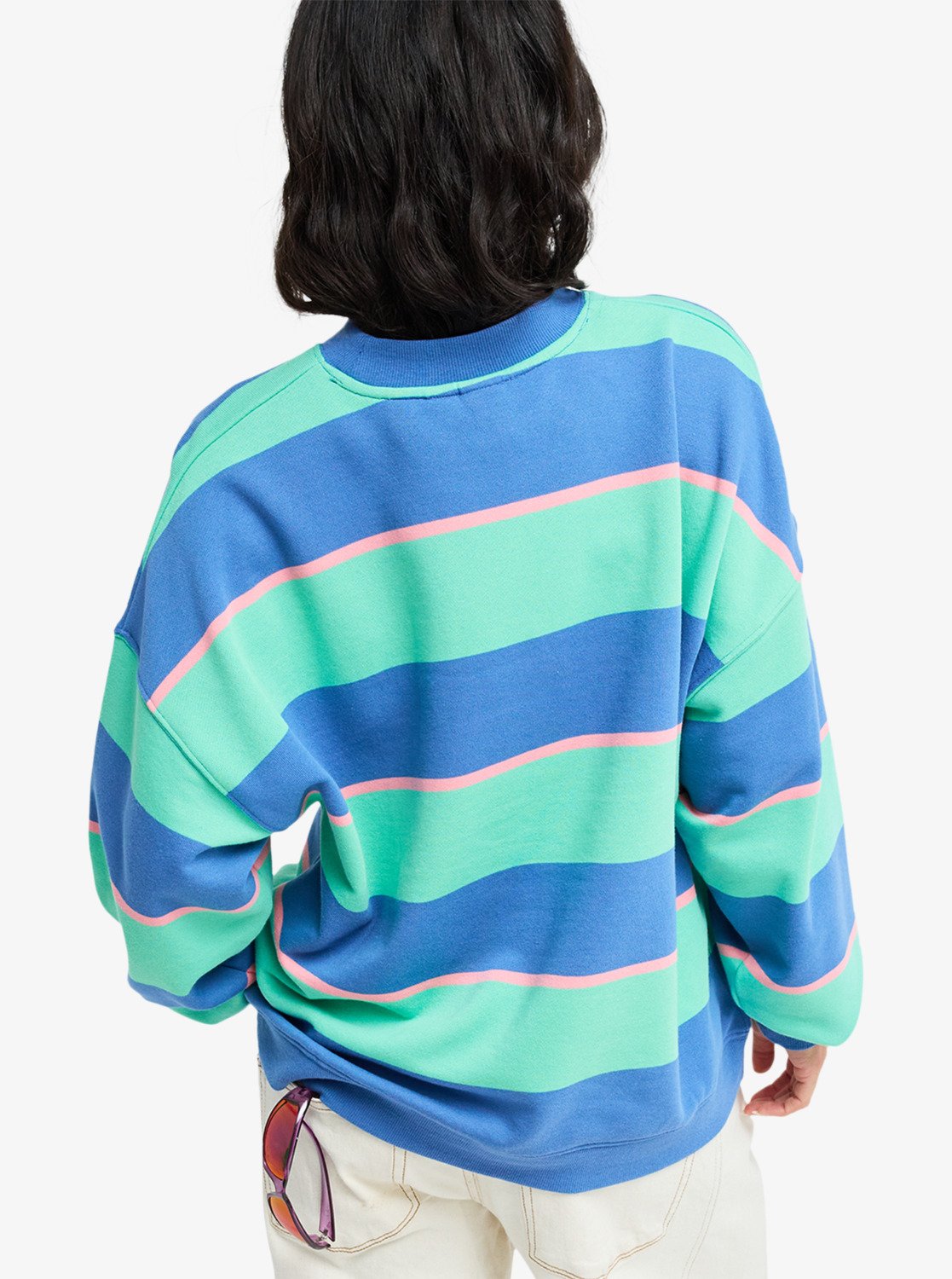 ROXY Strictly Stripes Oversized - Oversized Sweatshirt Für Damen