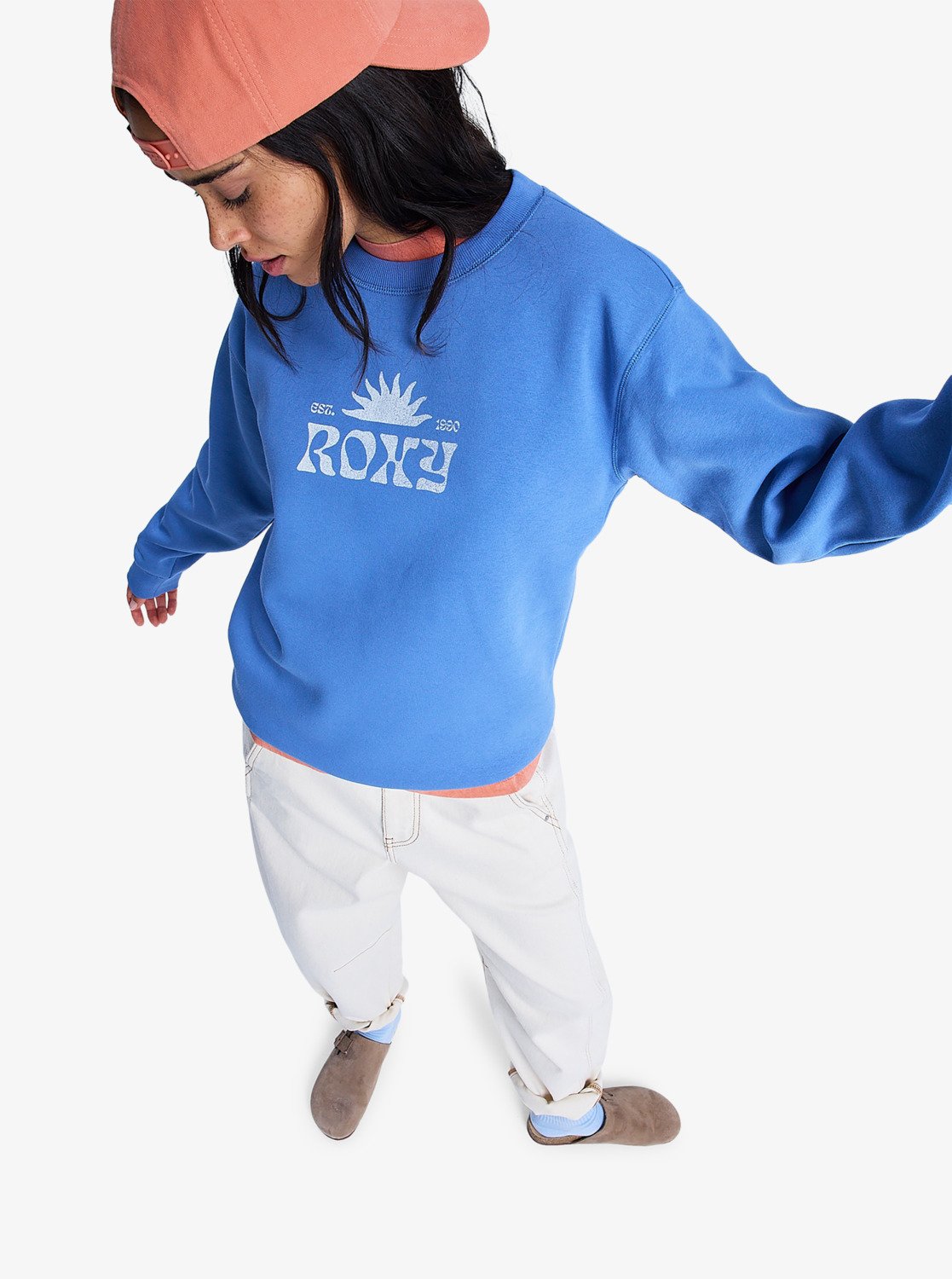 ROXY Surf Stoked Crew Brushed Vint - Sweatshirt Für Damen
