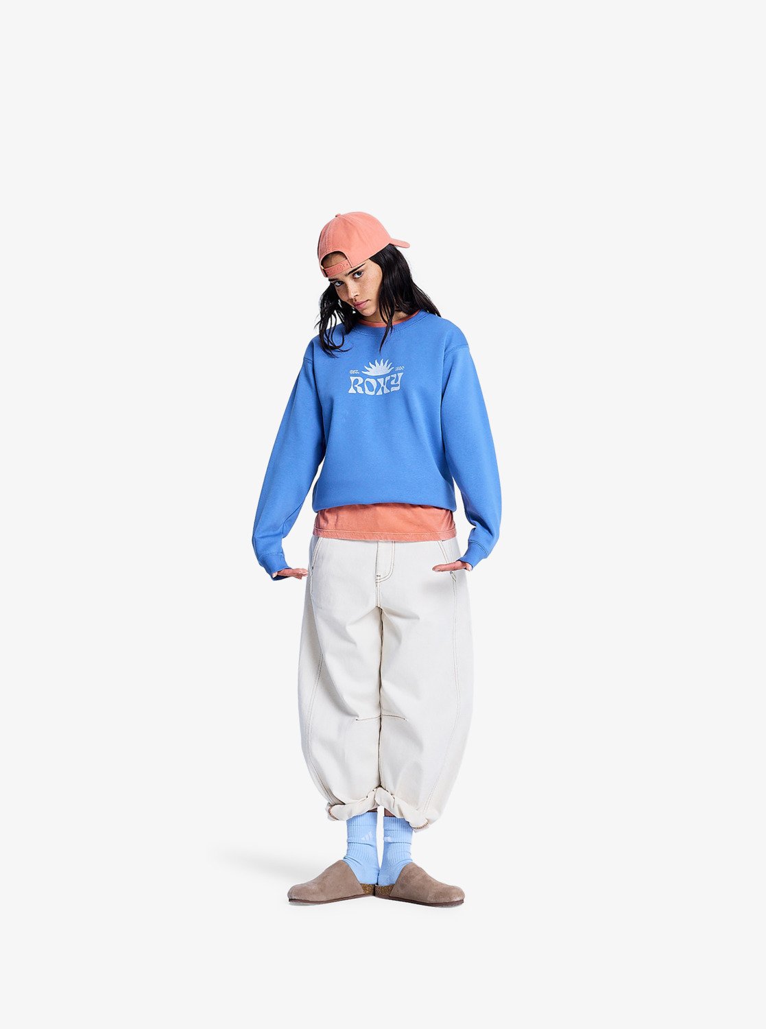 ROXY Surf Stoked Crew Brushed Vint - Sweatshirt Für Damen
