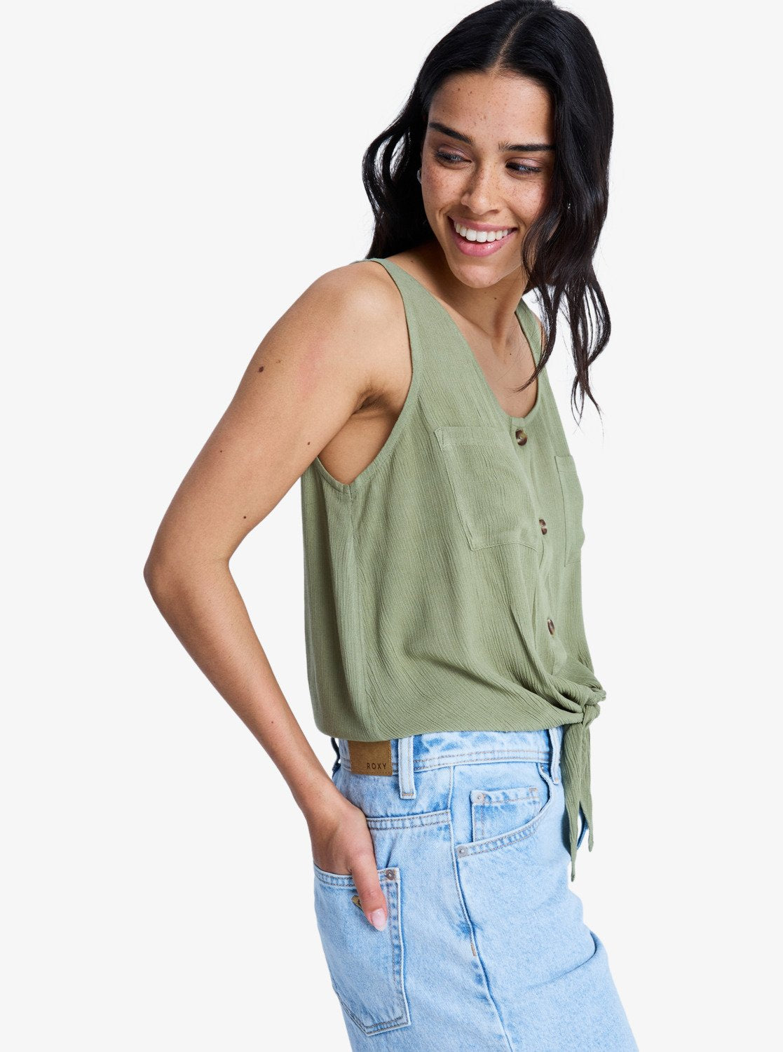 Tropical Hill - Mouwloze Blouse Voor Dames