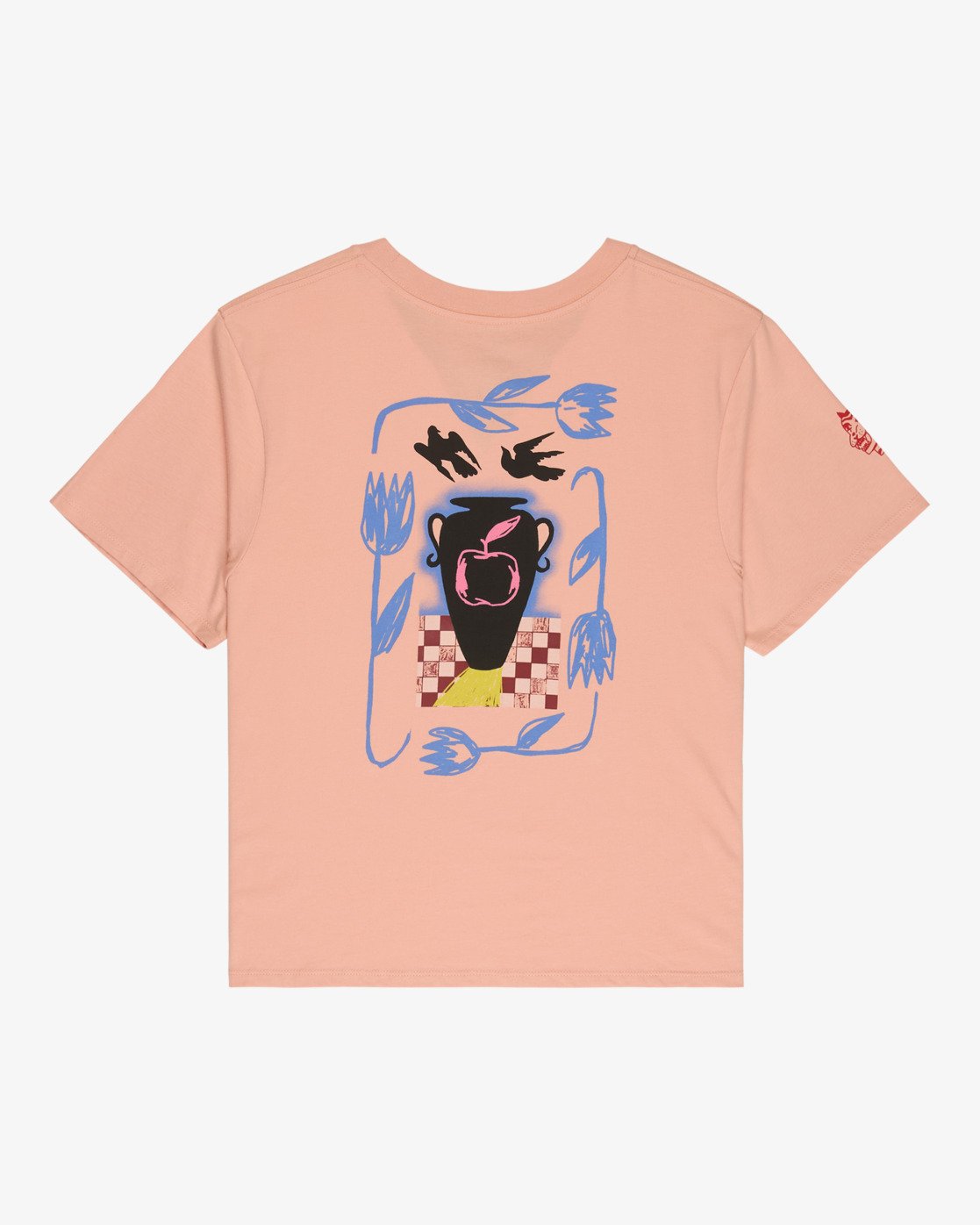 Af Love Birds Easy Tee - T-shirt met Korte Mouwen Voor Dames