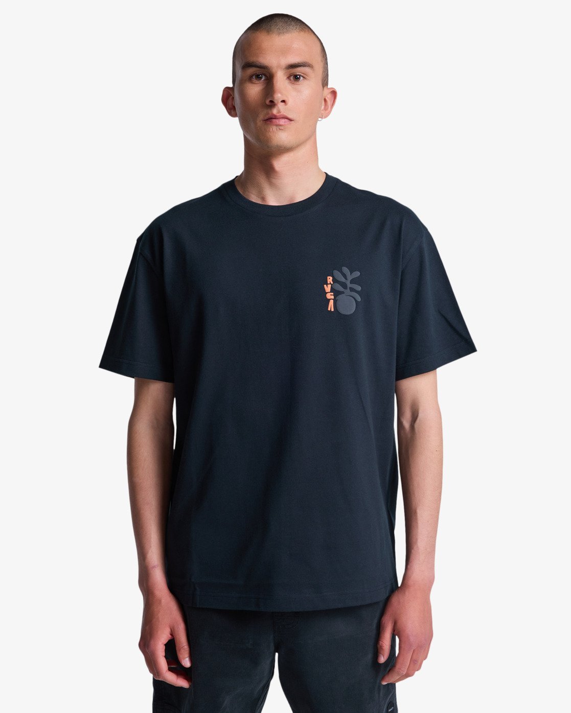 Cut Out - T-Shirt met Korte Mouwen Voor Heren