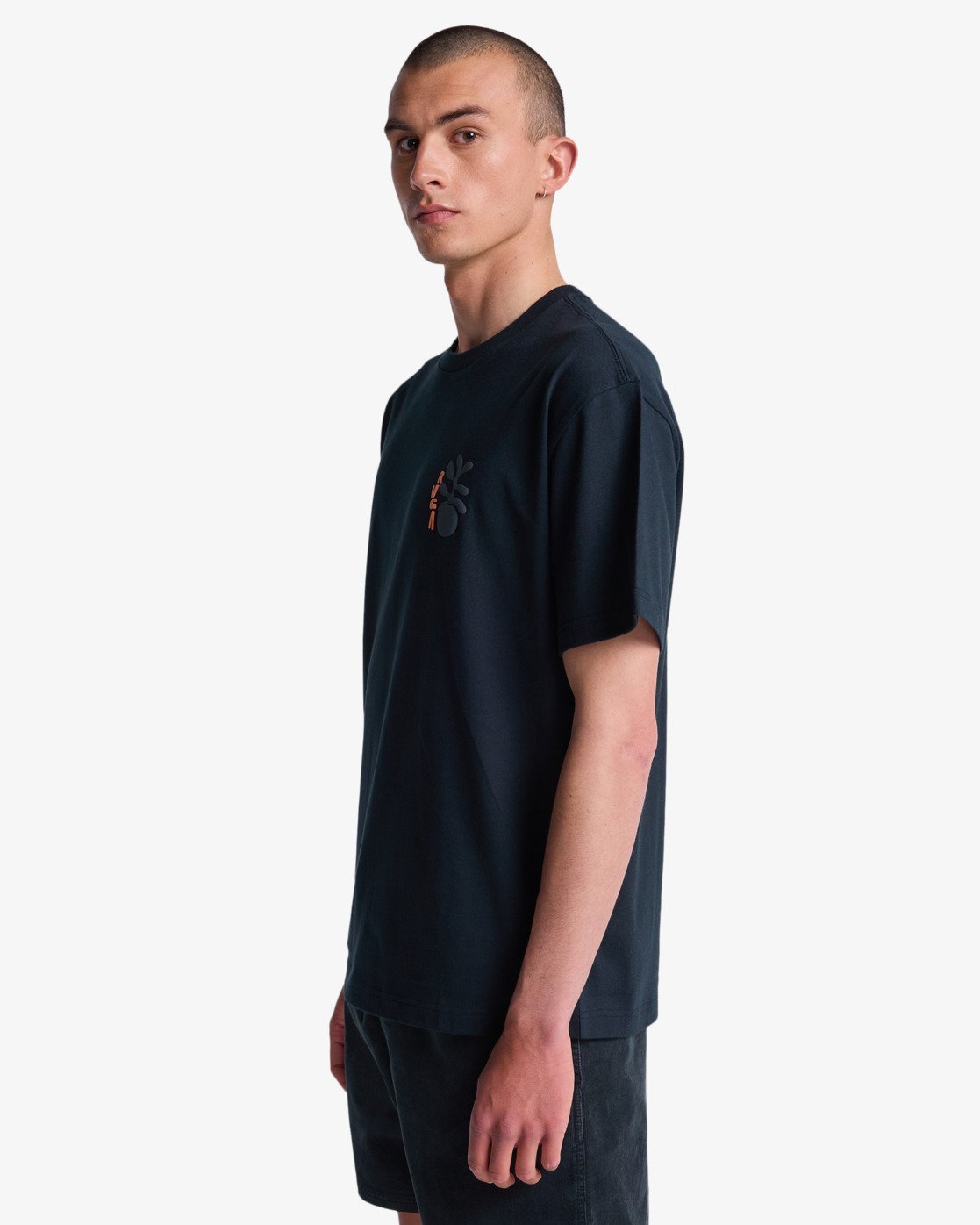 Cut Out - T-Shirt met Korte Mouwen Voor Heren