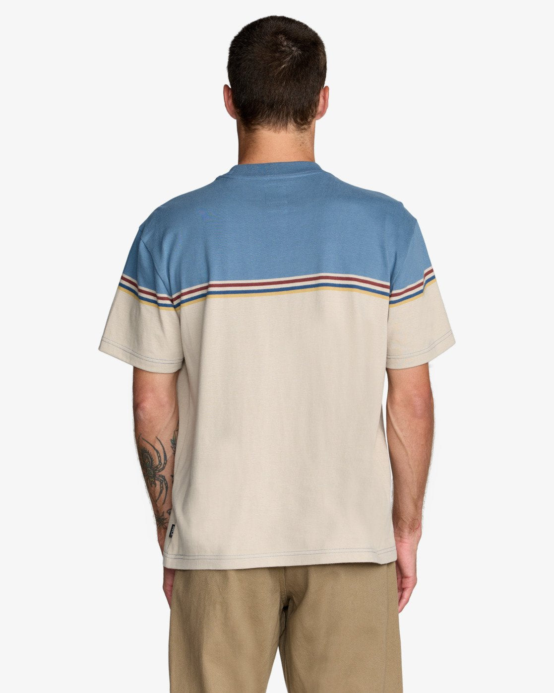 RVCA Pismo Stripe - Korte Mouwen T-Shirt Für Herren