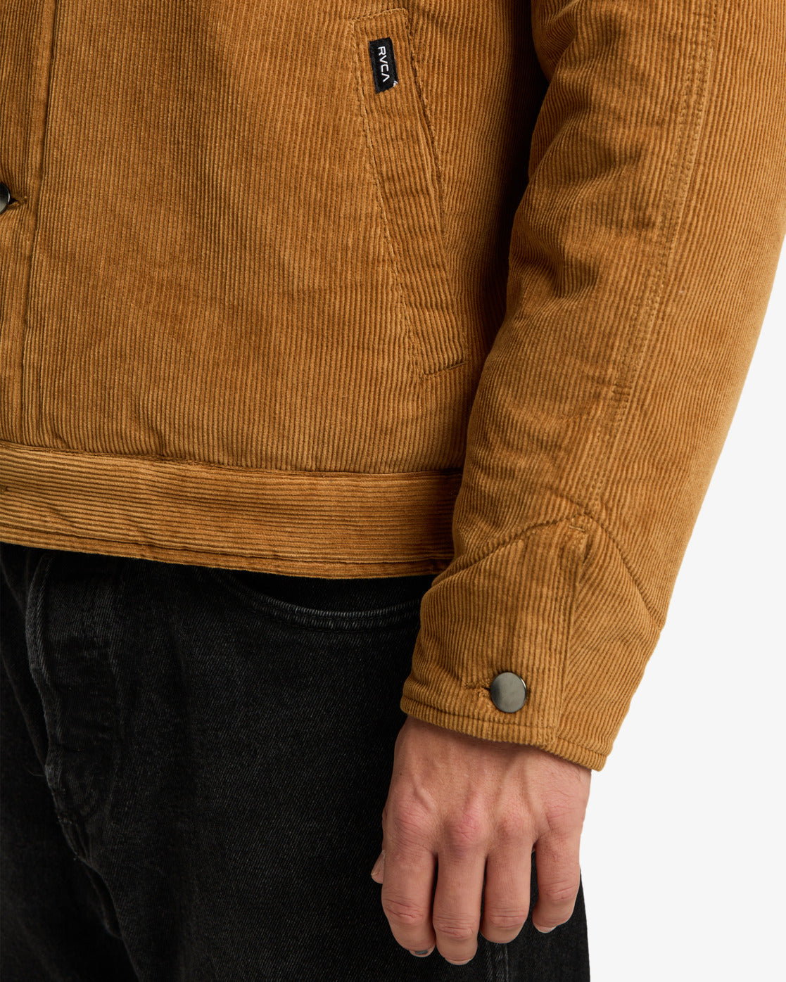 RVCA Post Dayshift Cord - Jacket With Flannel Lining for Men