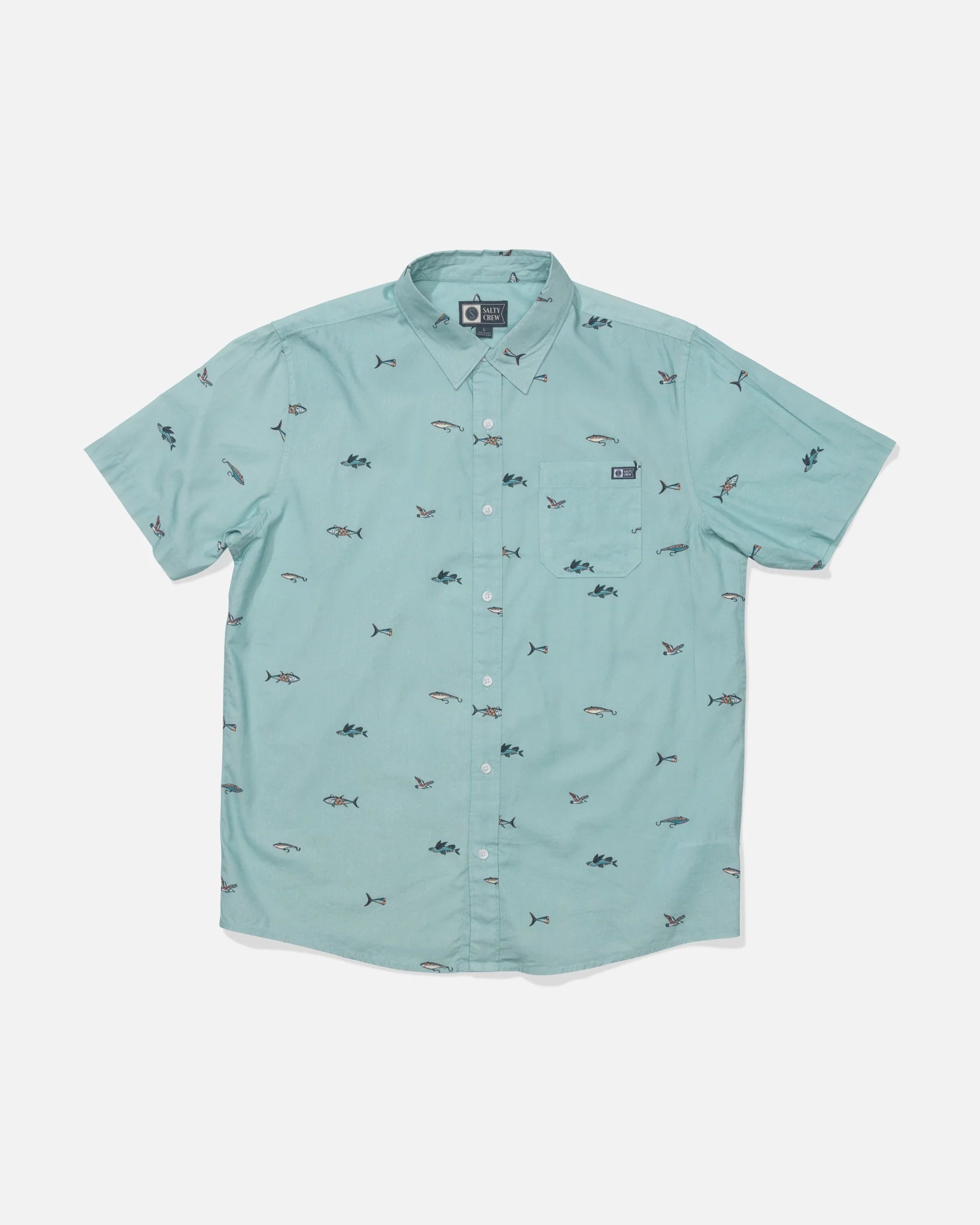 Salty Crew Crew Short Sleeve Button Up Shirt