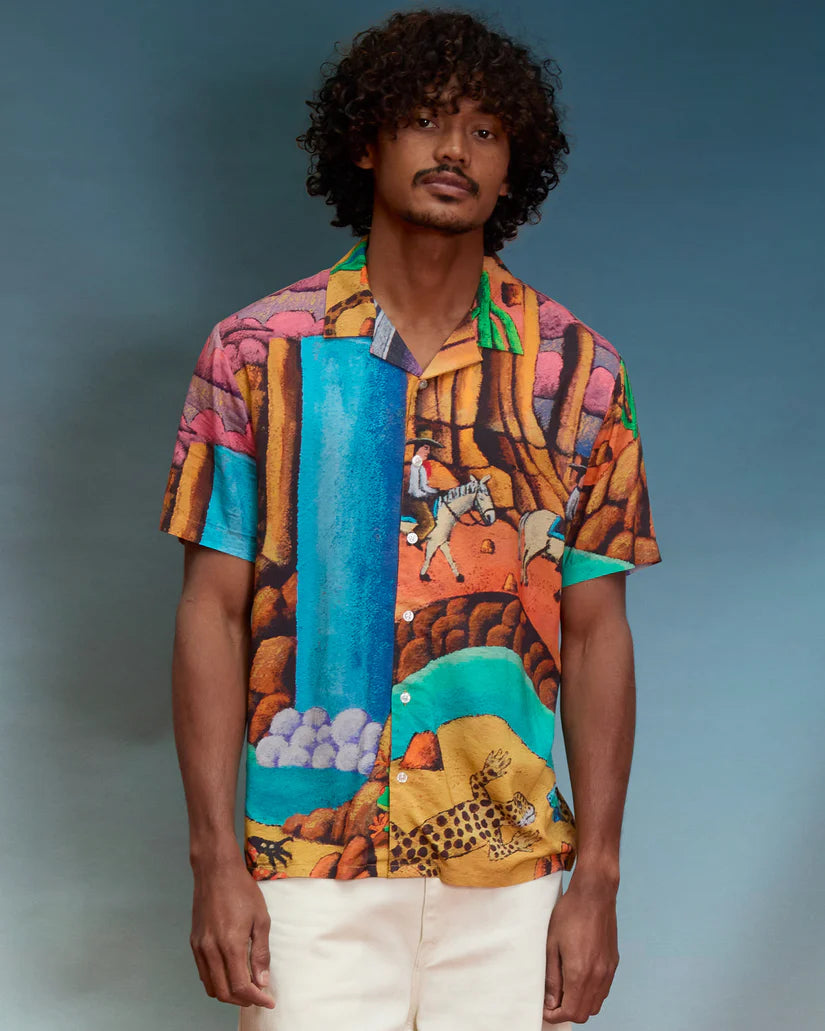Volcom Featured Artist Mickey Mason Mens Short Sleeve Blo