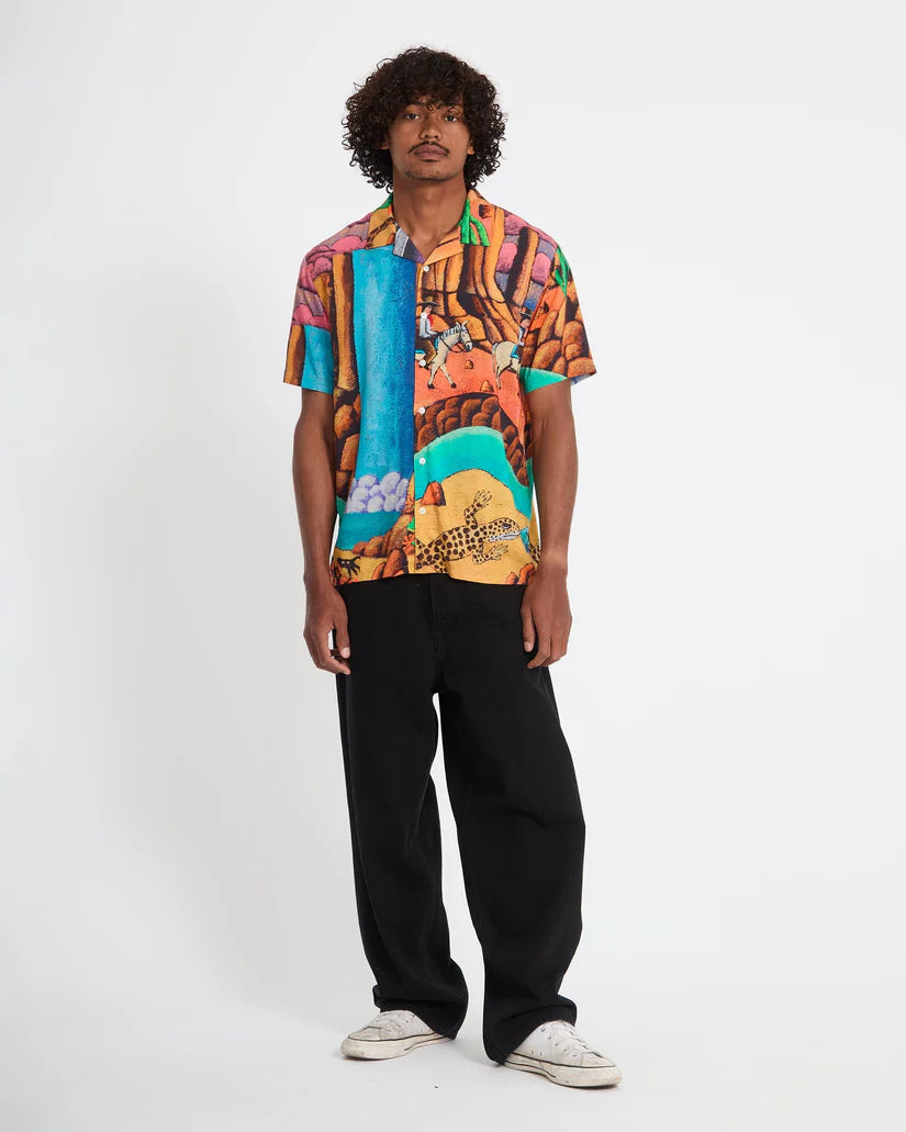 Volcom Featured Artist Mickey Mason Mens Short Sleeve Blo