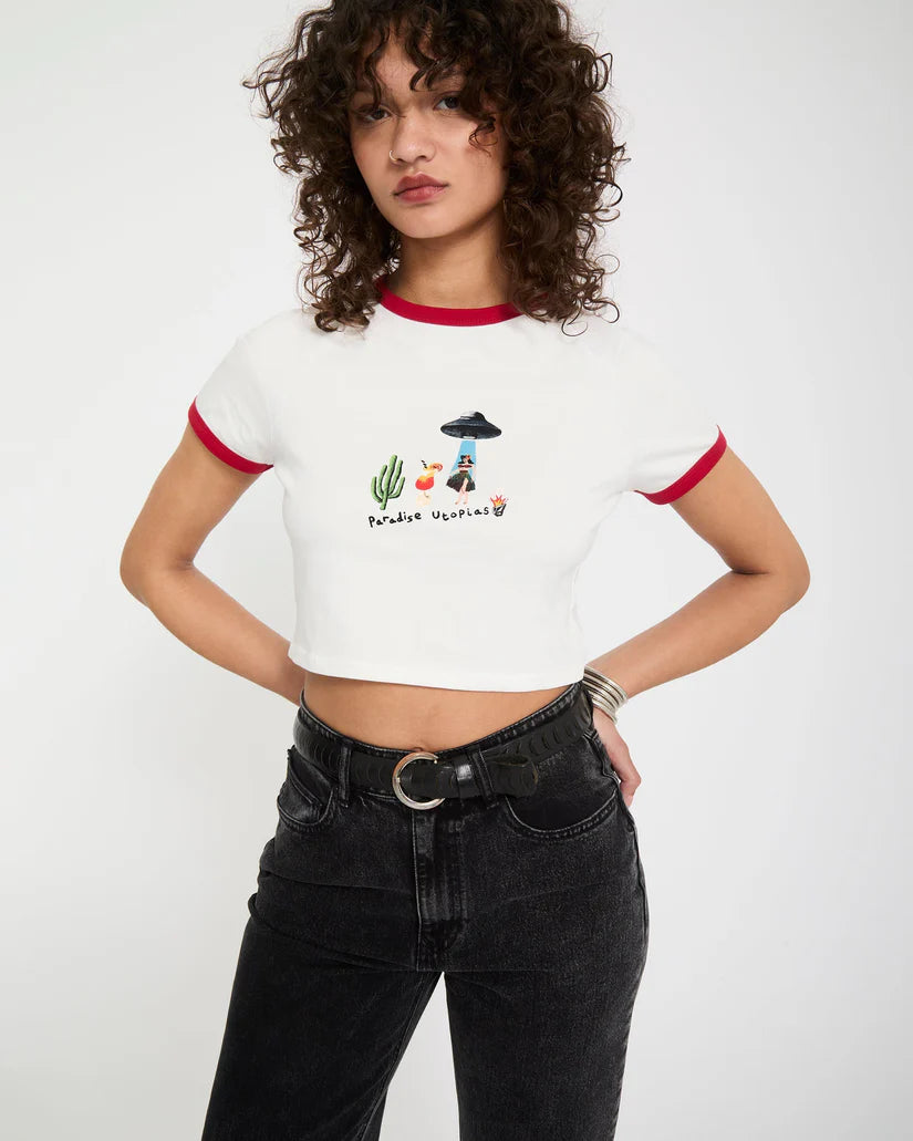 Volcom Featured Artist Mickey Mason Womens Short Sleeve t