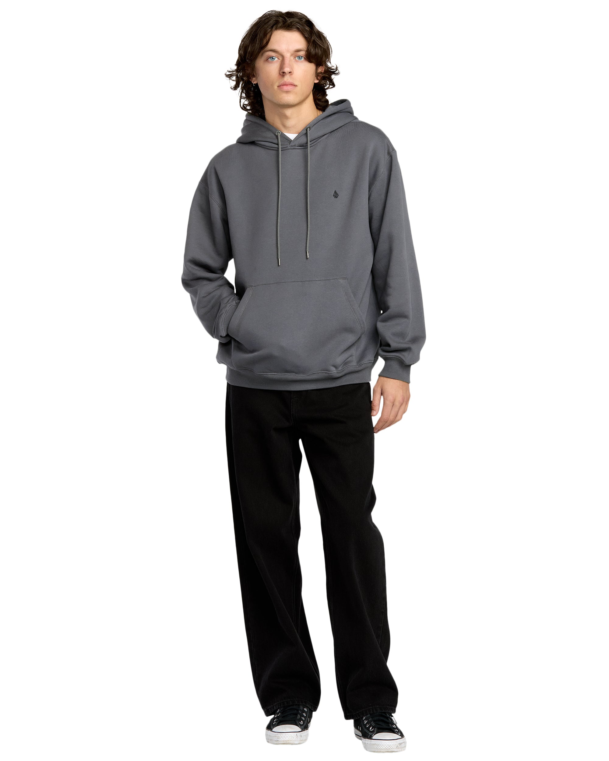 Single Stone - Heren Skate Lifestyle Pullover Fleece Hoodie