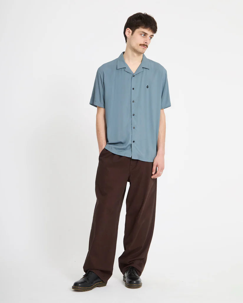 Single Stone Mens Short Sleeve Blouse