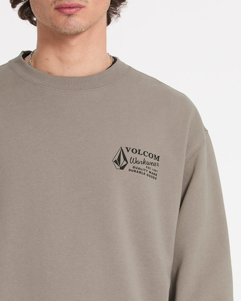 Volcom Workwear Crew Mens Fleece Sweater