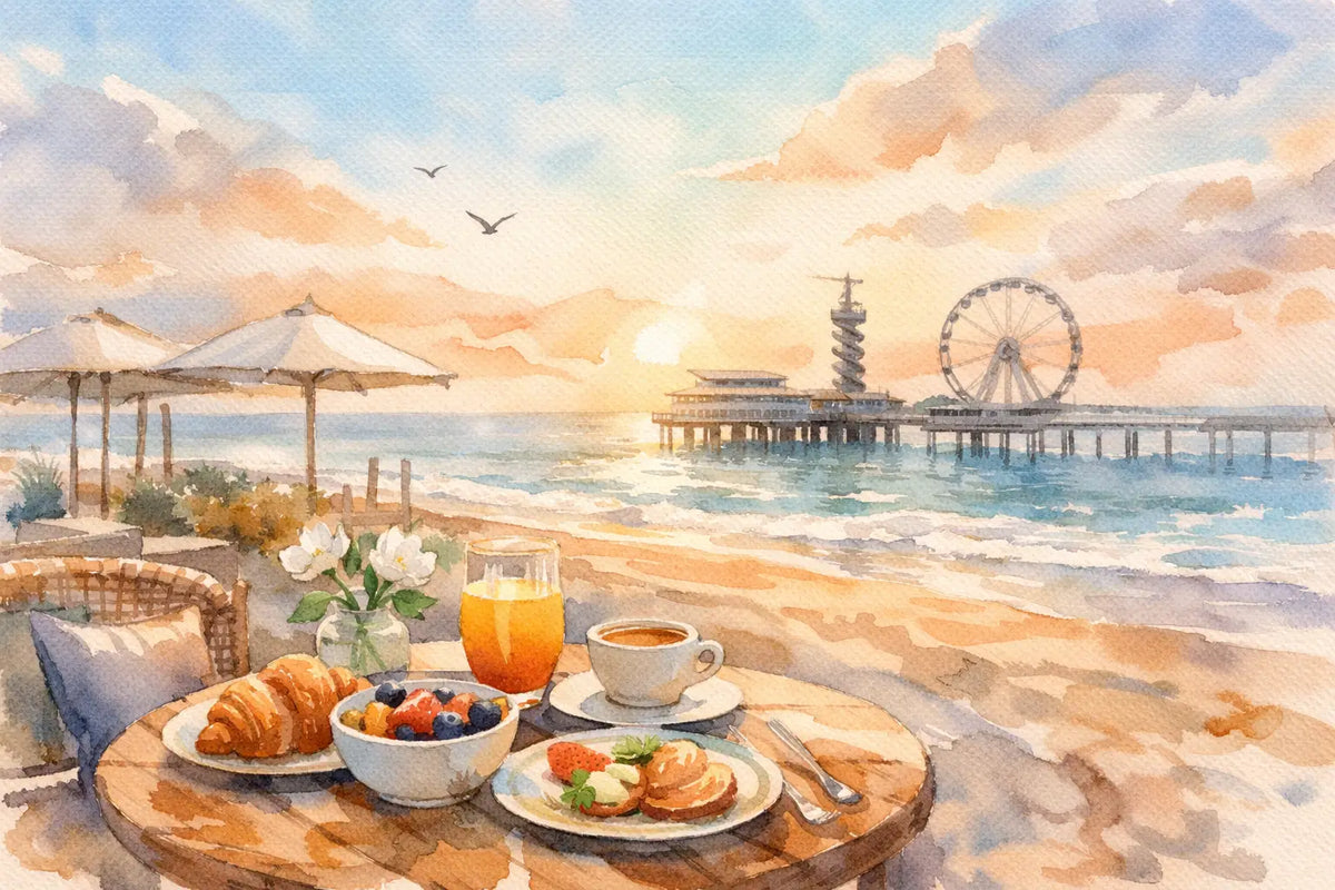 Ontbijten aan zee Scheveningen begint hier
