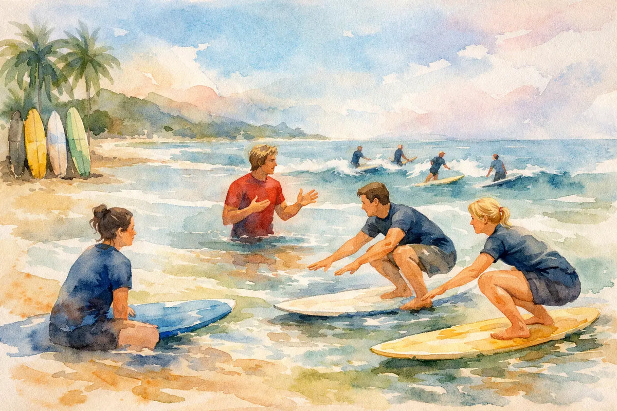 Bedrijfsuitje met surfles organiseren? Zo werkt het
