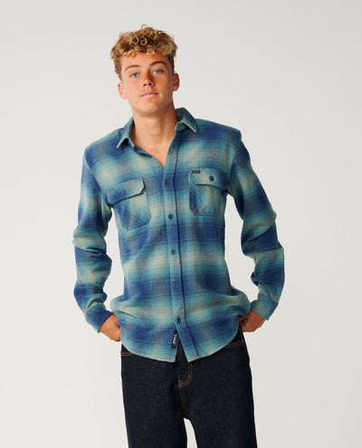 Classic Surf Count Flannel Lange Mouwen Overhemd