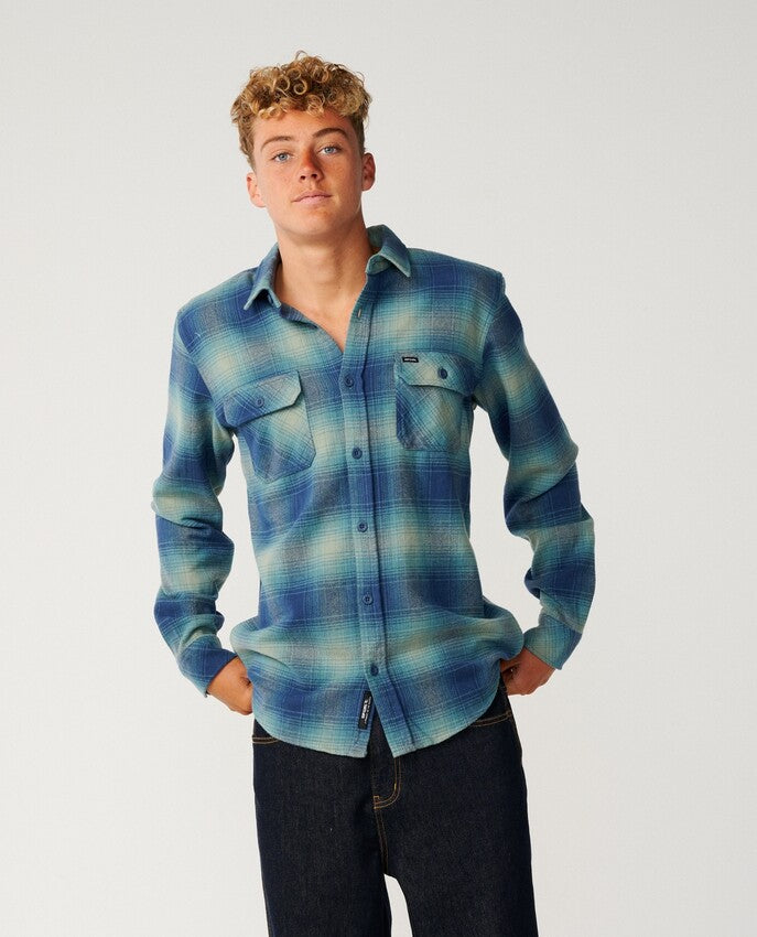 Classic Surf Count Flannel Lange Mouwen Overhemd