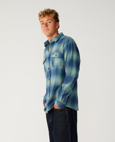 Classic Surf Count Flannel Lange Mouwen Overhemd