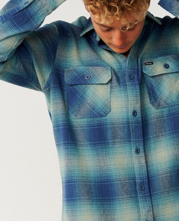 Classic Surf Count Flannel Lange Mouwen Overhemd