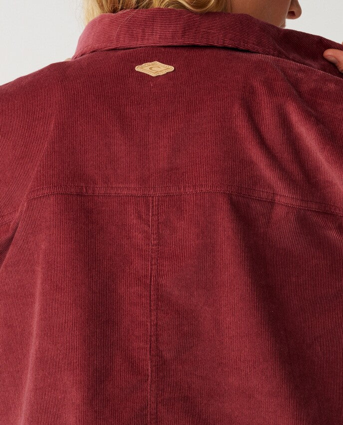 Keepsakes Washed Lange Mouwen Rib Overhemd