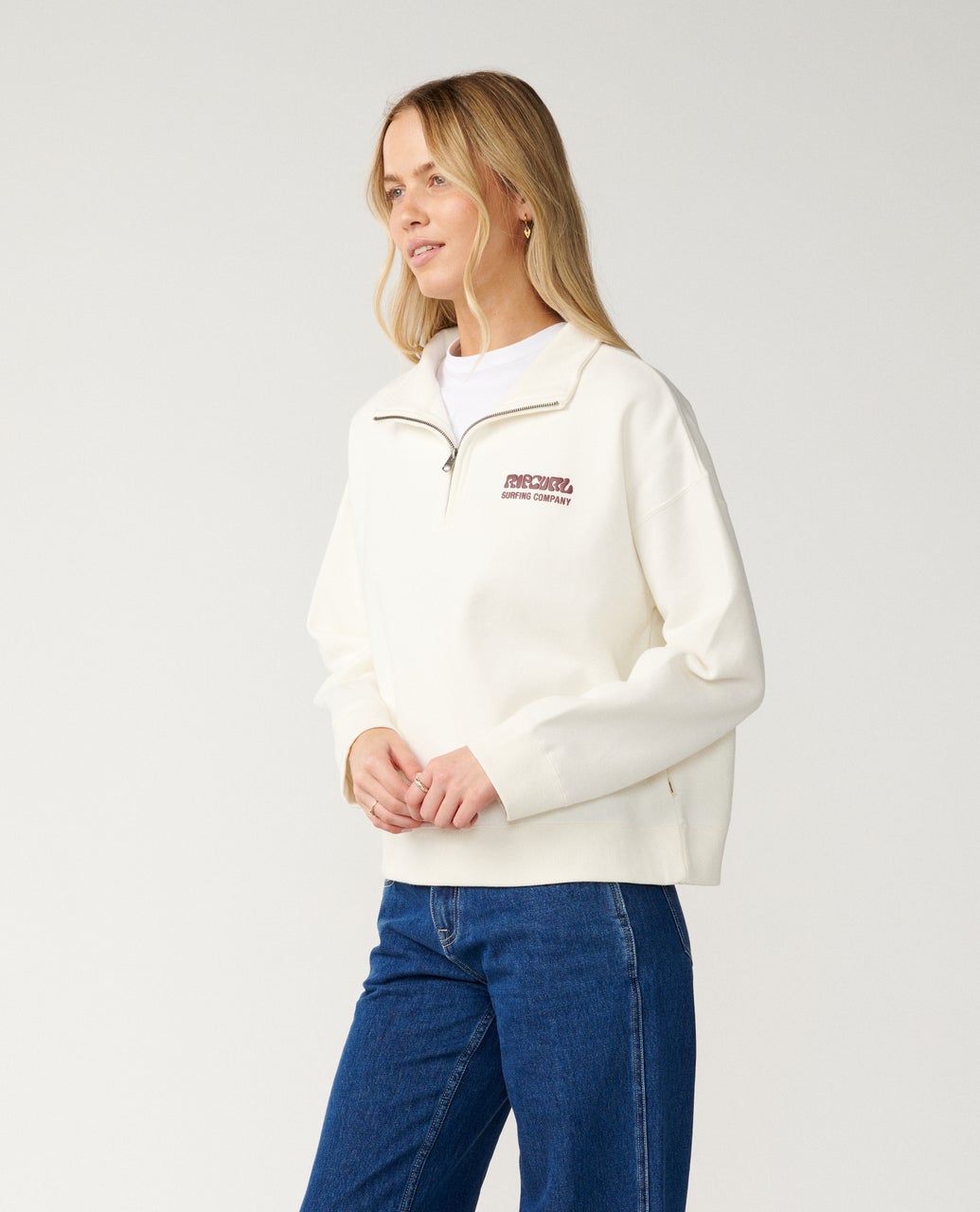 Surf Puff 1/4 Zip Fleece Hoodie