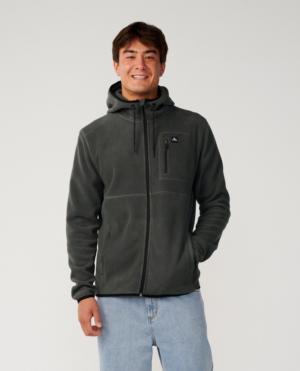 Departed Polar Fleece Zip Fleece Hoodie