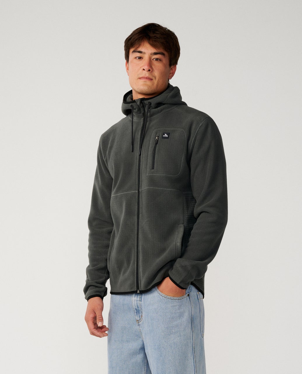 Departed Polar Fleece Zip Fleece Hoodie