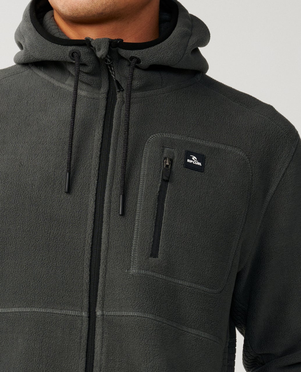 Departed Polar Fleece Zip Fleece Hoodie