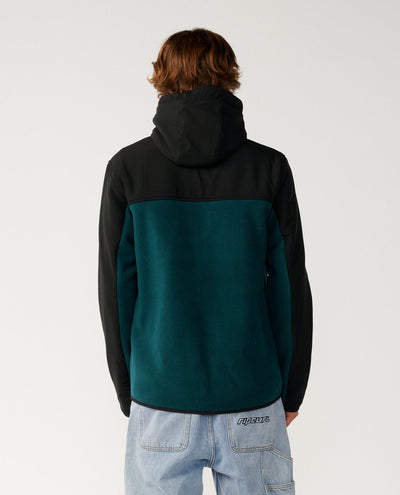 S-series Paneled Zip Fleece Hoodie