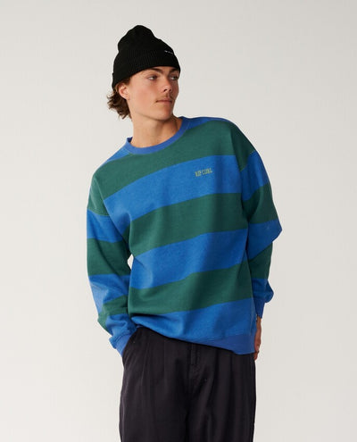 Disorder Stripe Fleece Trui