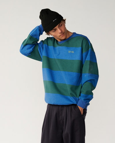 Disorder Stripe Fleece Trui