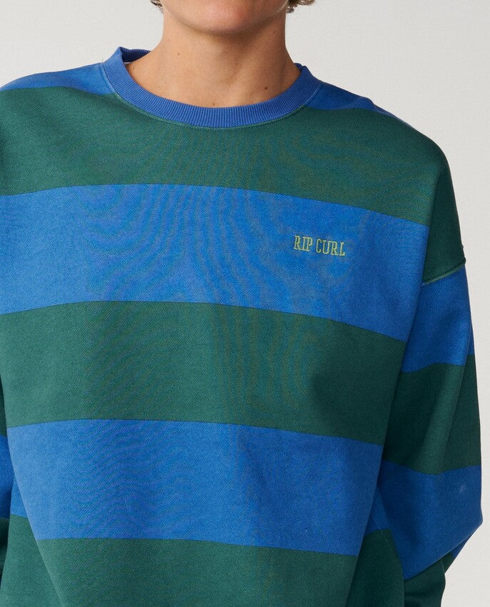 Disorder Stripe Fleece Trui