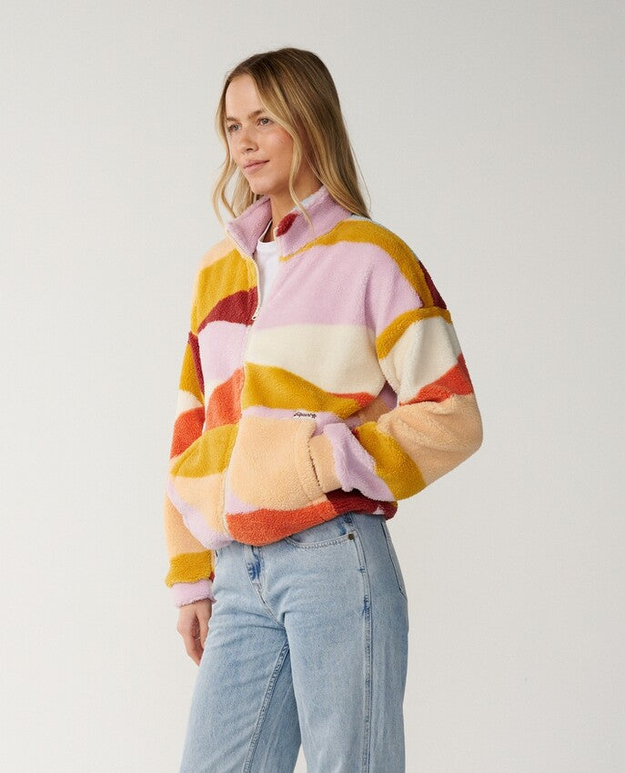 Retro Swell Standard Polar Zip-thru Fleece Trui