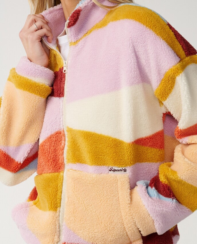 Retro Swell Standard Polar Zip-thru Fleece Trui