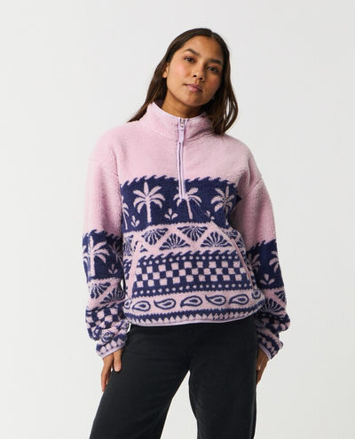 Bossa Nova 1/4 Zip Polarfleece Crew Fleece  Trui
