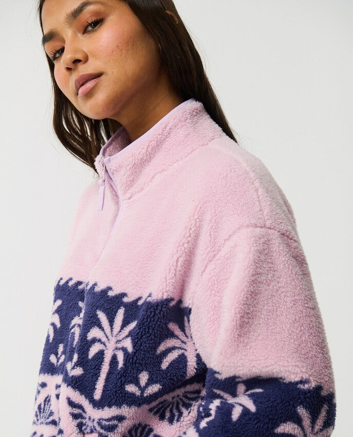 Bossa Nova 1/4 Zip Polarfleece Crew Fleece  Trui