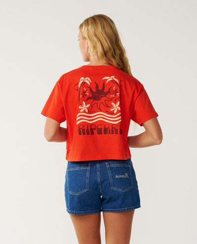 Swell Crop Tee Korte Mouwen T-shirt