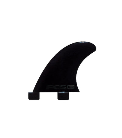 FCS GL Side Fins Natural Glass Flex Side Bite Fins with Fin Key