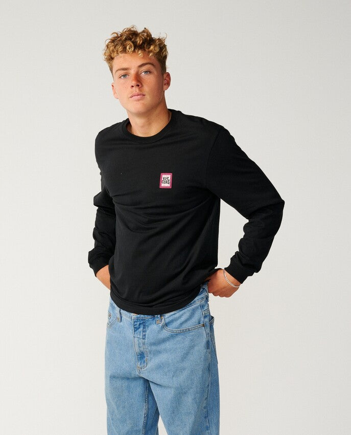 Streamline Badge Lange Mouwen T-shirt