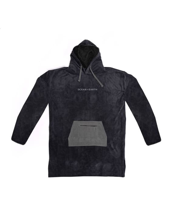 Mens Surf Essential L/S Hooded Poncho