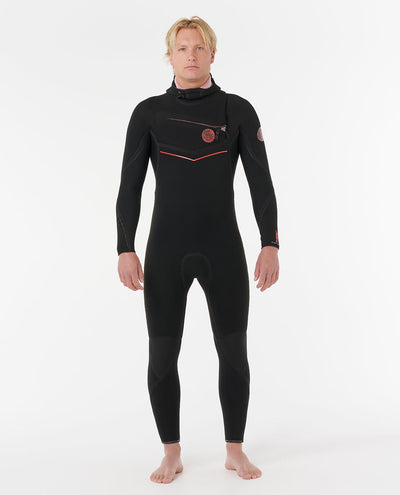 F-bomb Fusion 5/4mm Chest Zip Hooded Wetsuit