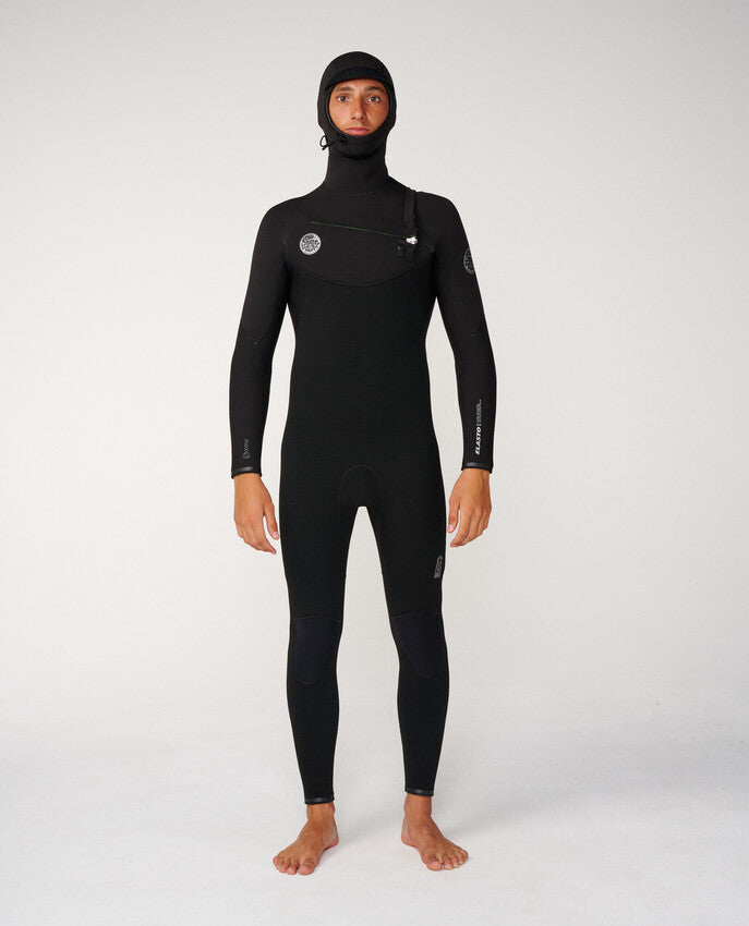 Elasto 5/4 Chest zip Hooded Wetsuit