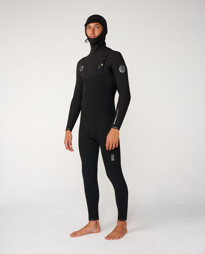 Elasto 5/4 Chest zip Hooded Wetsuit